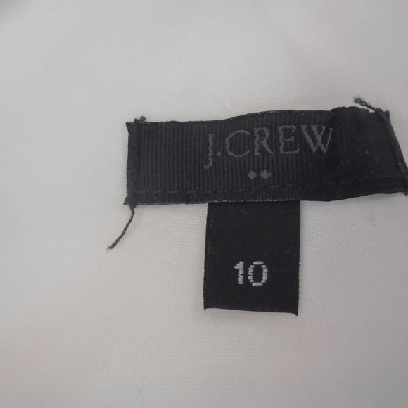 J Crew Stripe Metallic Gold Multi Color Skater 10 - Picture 5 of 6